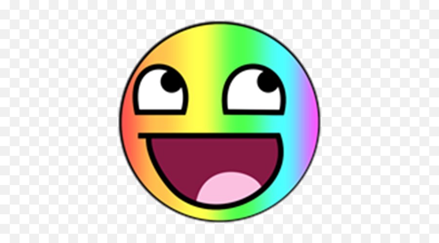 Rainbow Epic Face - Roblox Yt Hathoda Emoji,Hangouts Emoticons Shortcuts