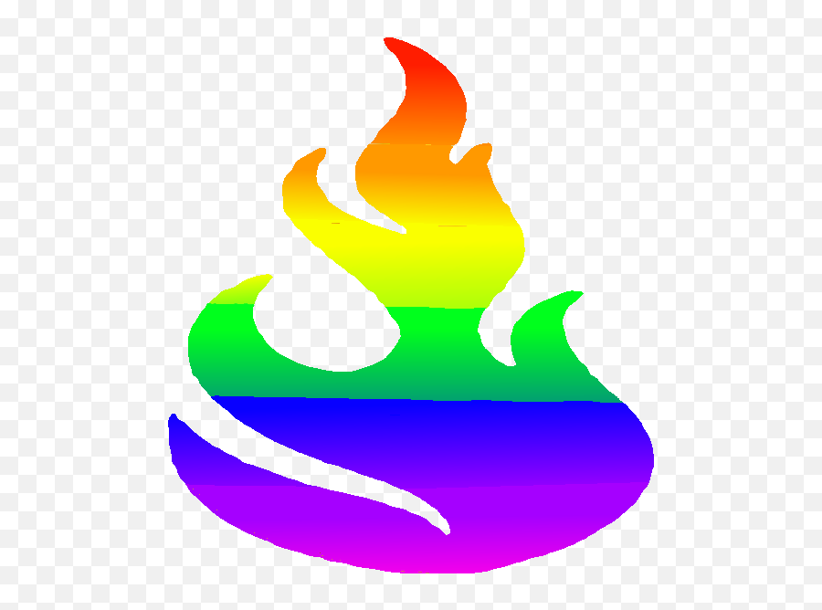 Flame Clipart Rainbow Flame Rainbow Transparent Free For - Fire Png Rainbow Emoji,Flame Emoji