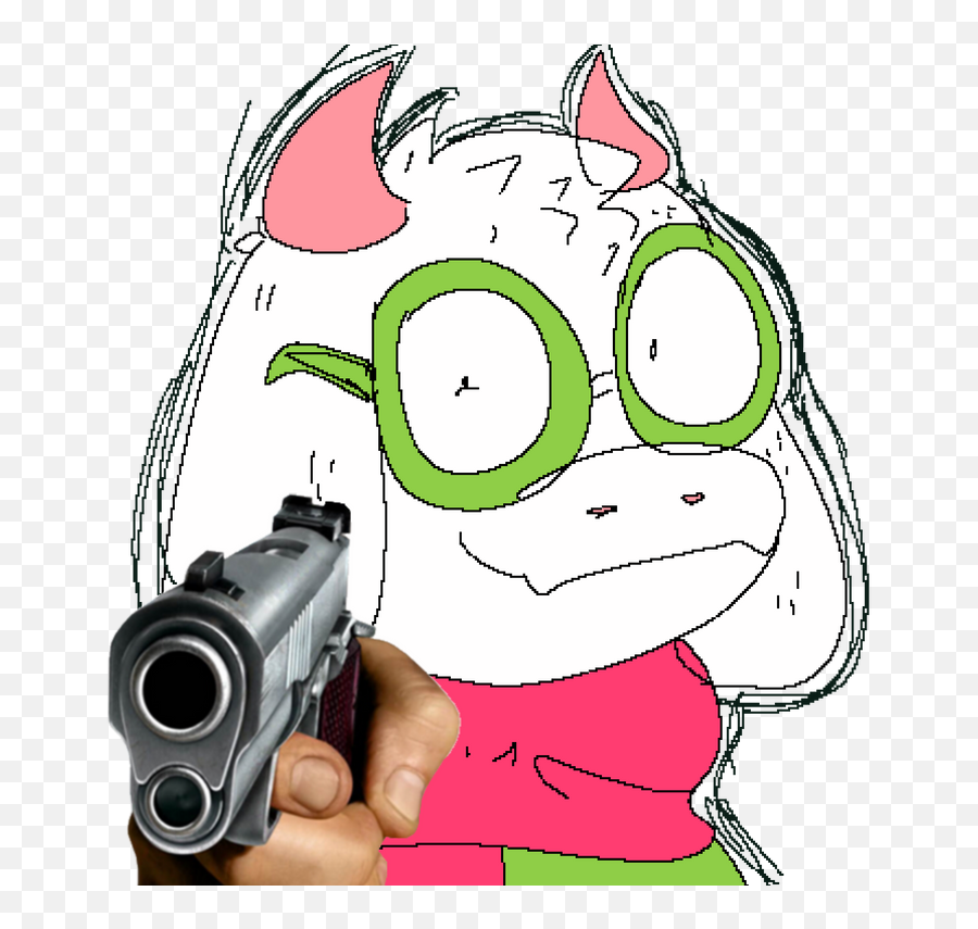 Ralsei Has Had It With Your Bs By Lameoaflameo Deltarune Emoji,Pointing Finger Guns Emoticon