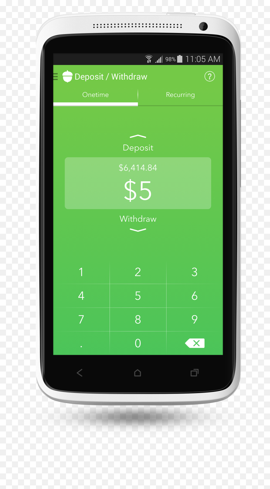 Micro - Investment Platform Acorns Lands On Android Techcrunch Emoji,Android Cash Emoji