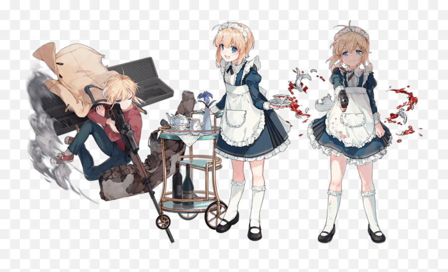 Setting Exploration Gunslinger Girl Girls Frontline Wiki Emoji,Manga Emotion References