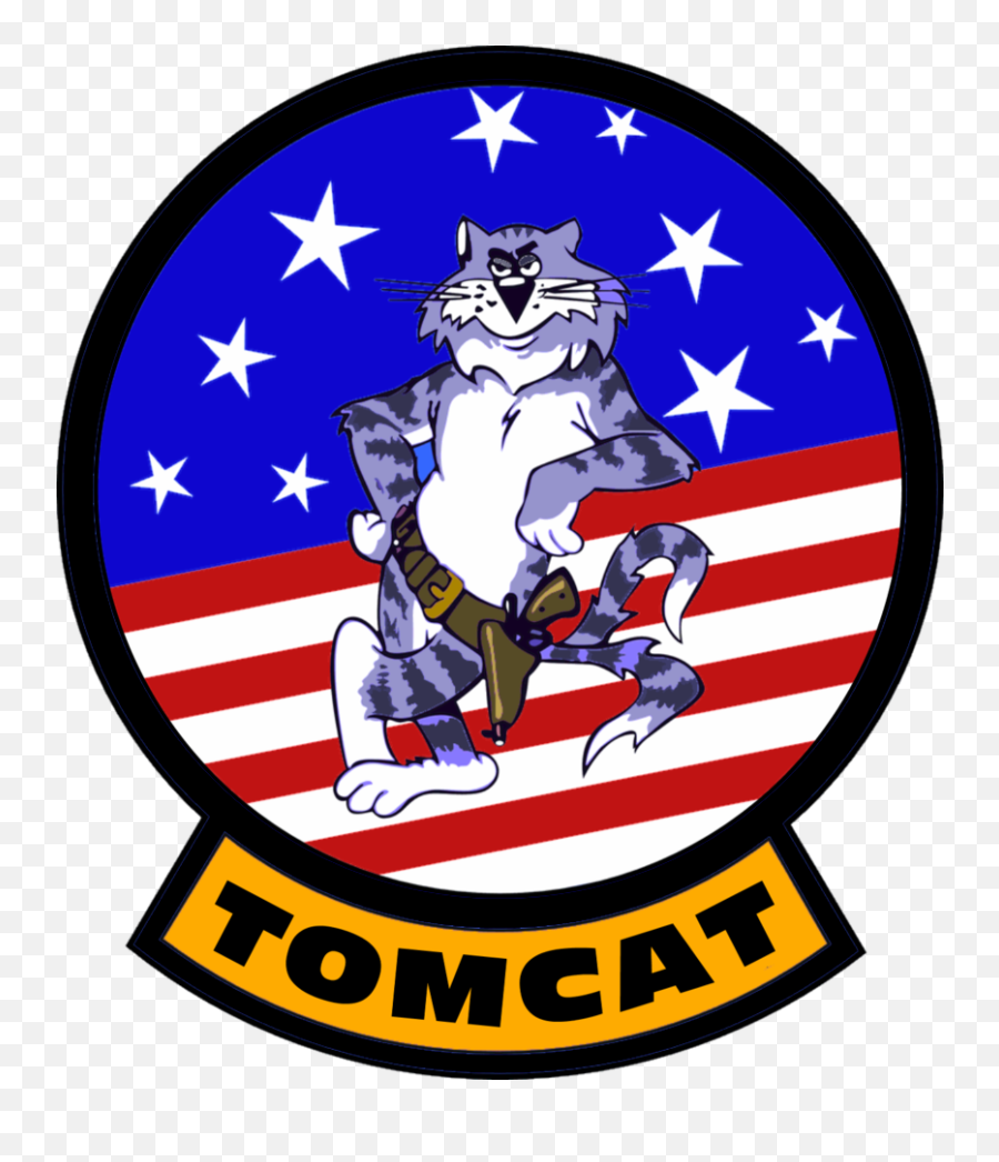 F 14 Tomcat Patch Clipart - Full Size Clipart 3736755 Emoji,Tomcat Emoticon