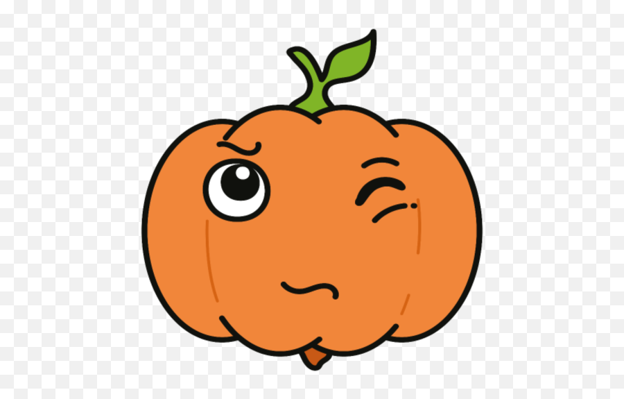 Funny Halloween Pumpkin Emojis Emoticon Think Face,Halloween Emojis