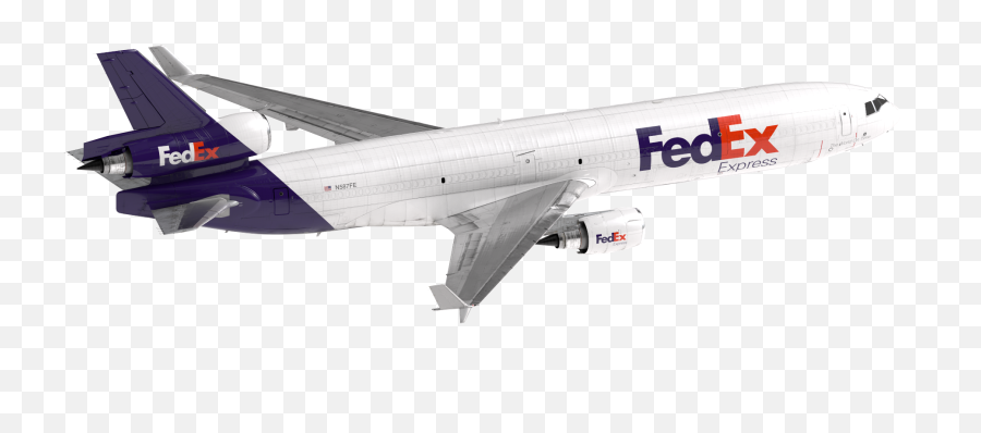 Fedex Two - Pack N587fen585fe Md11f Md11 Rotate Emoji,Plane Emoji White