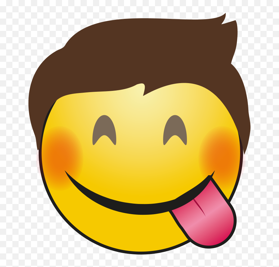 Funny Boy Emoji Png Clipart - Boy Smiley Funny,Cool Emoji Clipart