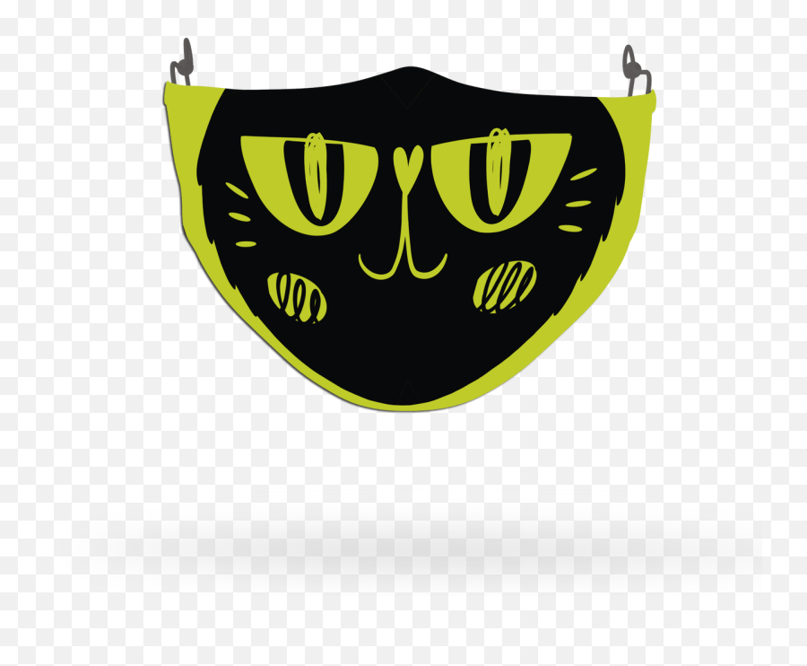 Cat Pattern Face Covering Print 23 - Happy Emoji,Covering Face Emoticon