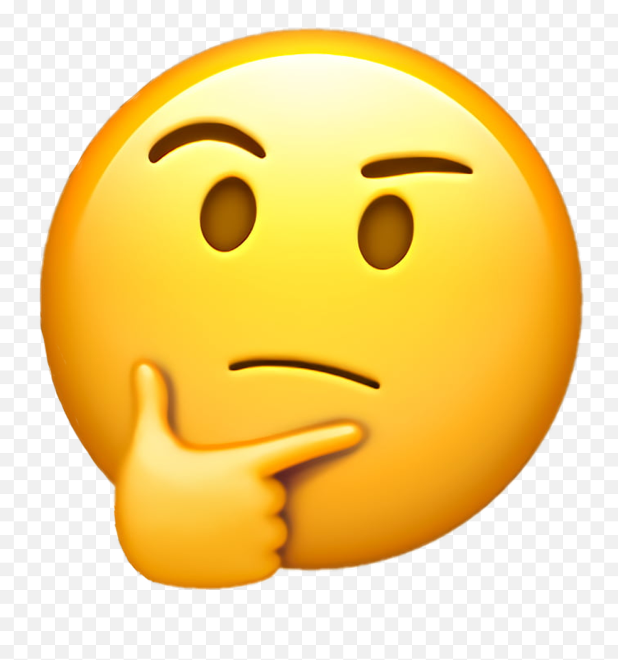 Download Disappointed Emoji Iphone Png - Thinking Emoji Transparent Background,Disappointed Emoji