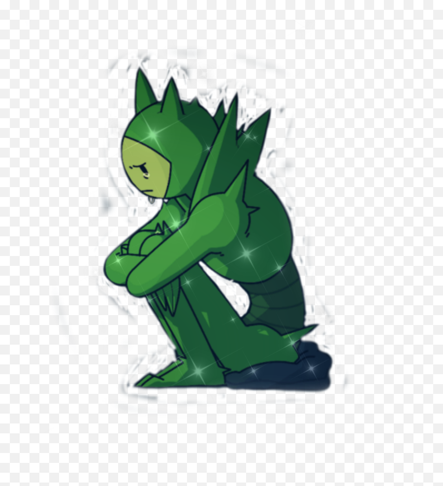 Fern Sadness Green Sticker Emoji,Sparkle Emoji Pillow