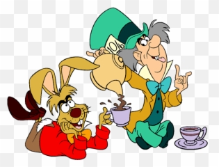 Clipart Cup Mad Hatter Tea Clipart Cup - Mad Hatter And March Hare Clipart Emoji,Mad Hatter Emoji