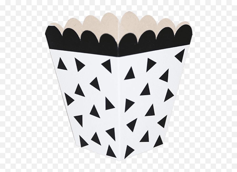 Caja Golosinas Confetti Blano - Negro 6 Unidades Baking Cup Emoji,Fiesta Tematica Emoji