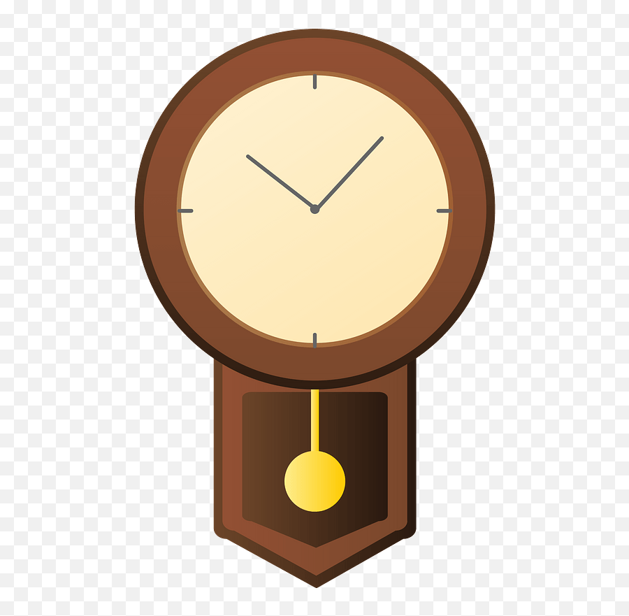 Pendulum Clock Clipart - Wall Pendulum Clock Clipart Emoji,Grandpa Clock Emoji