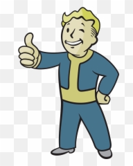 Video Game Character - Transparent Vault Boy Png Emoji,Vault Boy Emotions
