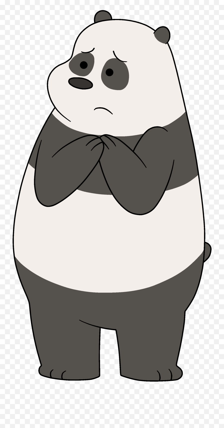 Panda Bear - We Bare Bears Panda Sad Emoji,Emotions De Panda