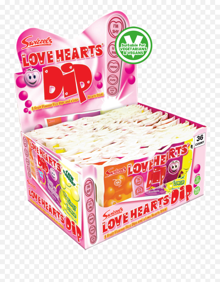 Swizzels 30p Love Hearts Dip - Swizzels Love Hearts Dip Emoji,Candy Floss Emoji