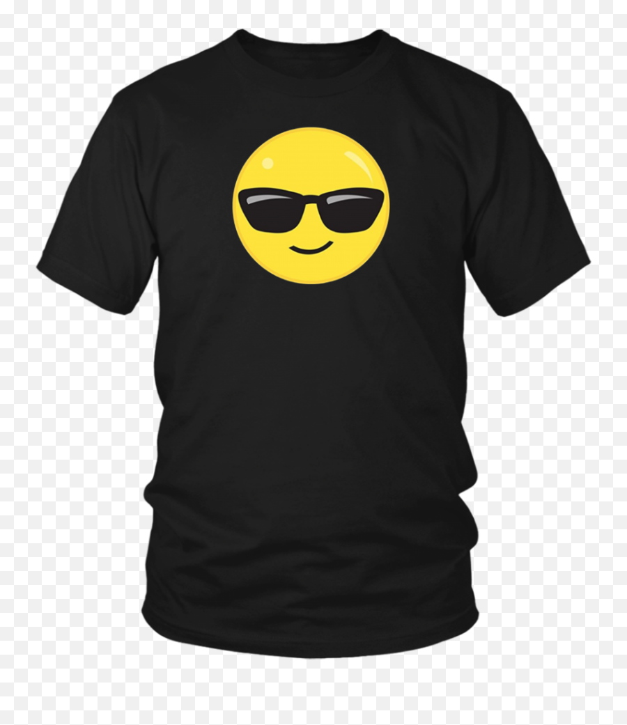 Glass Emoji Face T Shirt - Me Your Mom Shirt,Sunglasses Emoji T Shirt