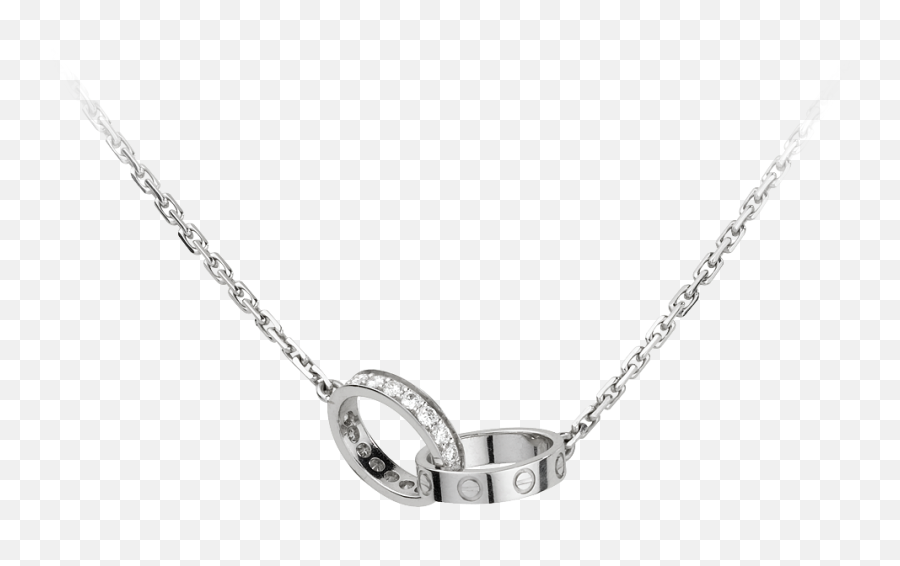 Cartier Love Necklace Cartier Jewelry - Solid Emoji,Moon Emoji Necklaces