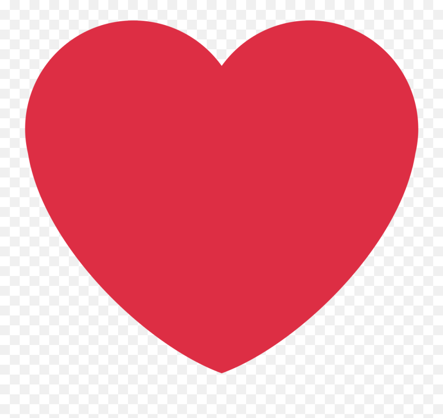 Red Heart Emoji - Love Heart,In Love Emoji