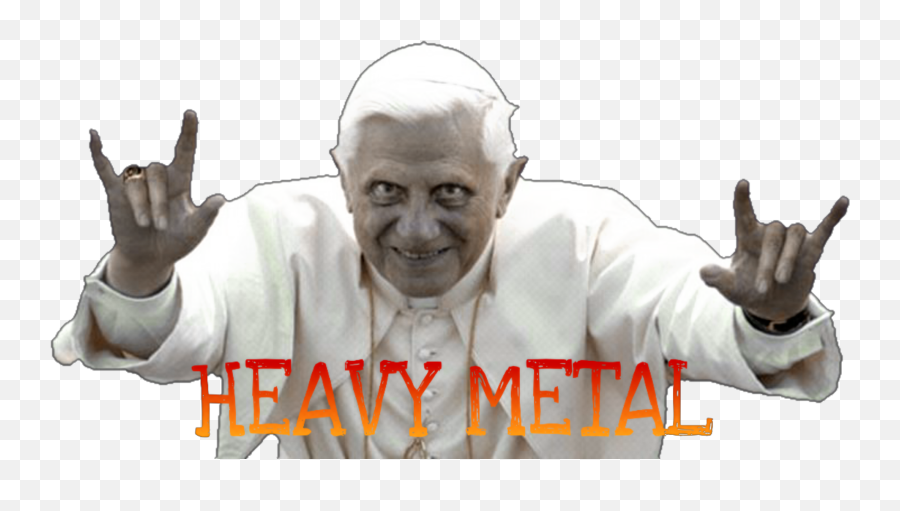 Metalhead Sticker - Pope Creep Emoji,Metalhead Emojis