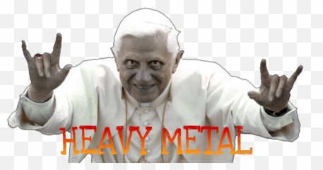 Metalhead Sticker - Pope Creep Emoji,Metalhead Emojis