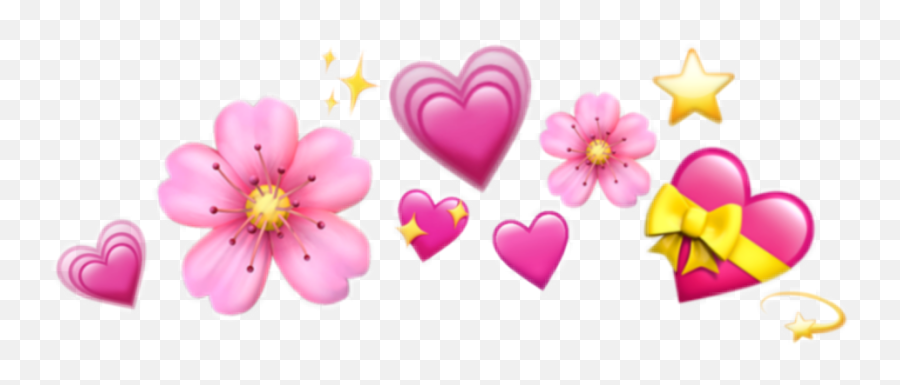 Heart Emoji Crown Png Transparent Png - Emoji Heart Png Pink,Emoji With Heart Crown