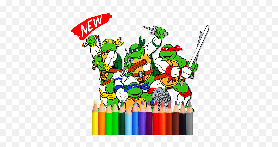 Turleninjas Coloring Games 2020 Latest Version Apk Download - Fictional Character Emoji,Emoji Coloring Games