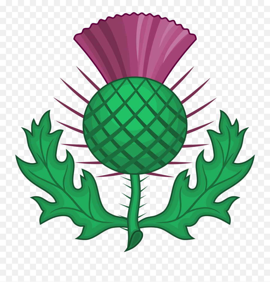 National Symbols Of Scotland Png Free - Clip Art Scottish Thistle Emoji,Scottish Emoji