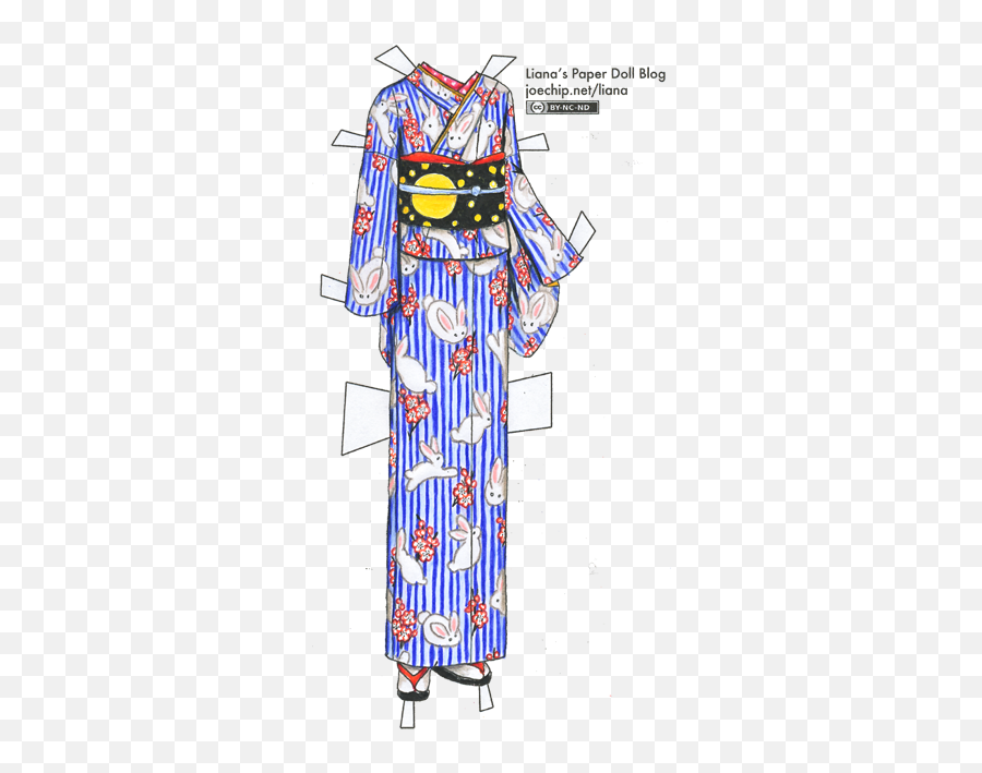 Polka Dots Lianau0027s Paper Dolls - Komon Kimono Pattern Emoji,Somethingawful Smug Emoticon