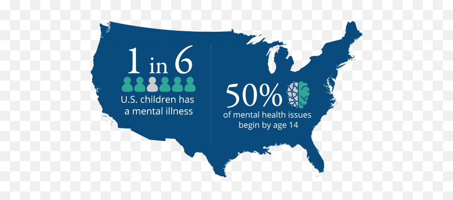 Behavioral Health Services - Mental Health Support Safy United States Map Black Emoji,Thoughts Emotions Behaviors Icon