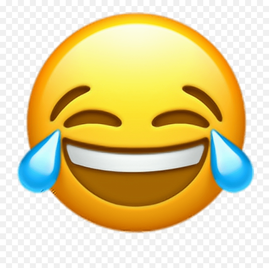 Crying Laughing Emoji Clipart - Iphone Laughing Emoji Png,Laughing Emoji Cushion
