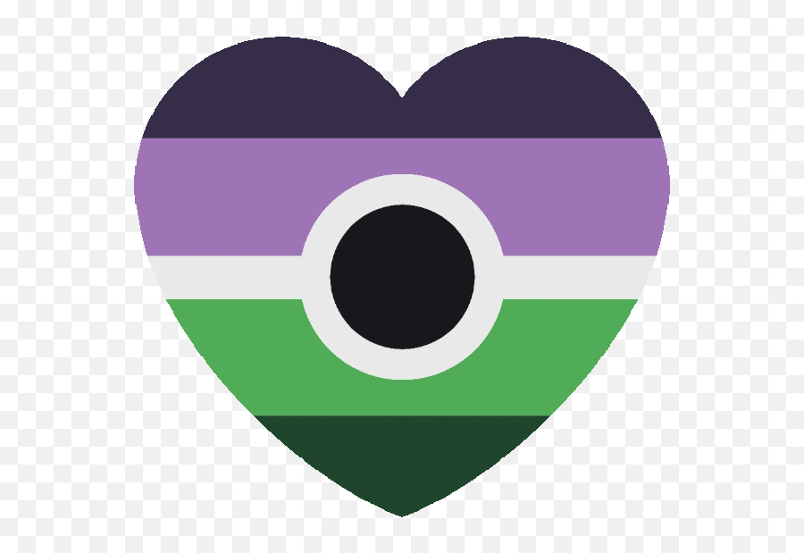 Voidpunk Flag Heart Emojis Online - Language,Purple Heart Emojis Transparent