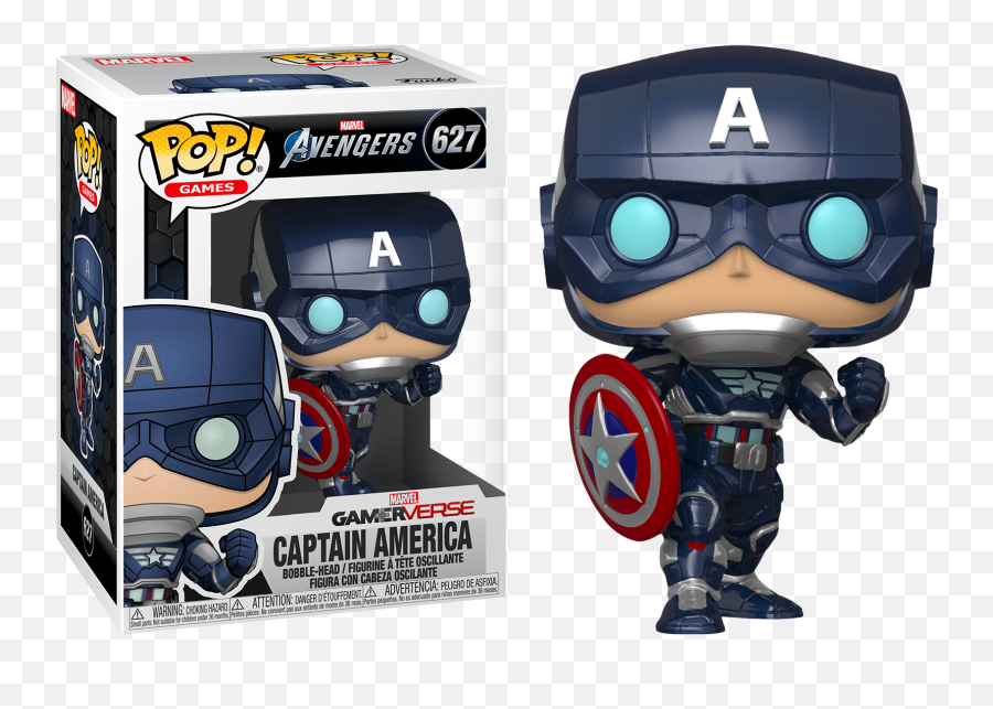 Funko Pop Marvelu2019s Avengers 2020 - Captain America 627 Captain America Funko Pop Emoji,Captian Marvel No Emotions