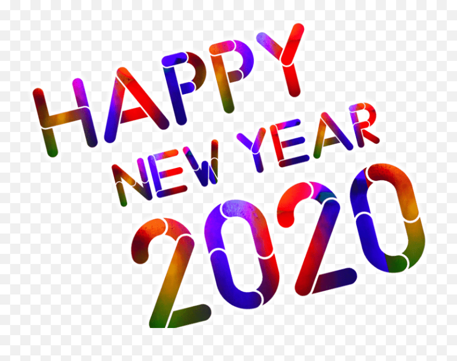 2020 Png Happy New Year 2020 Images - Dot Emoji,Wallpapers For Facebook Happy New Year With Emojis