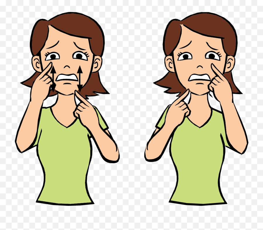 Cry - Sign Language Two Fists Together Emoji,Sign Language With No Emotion Vs Sign Language With Emotion