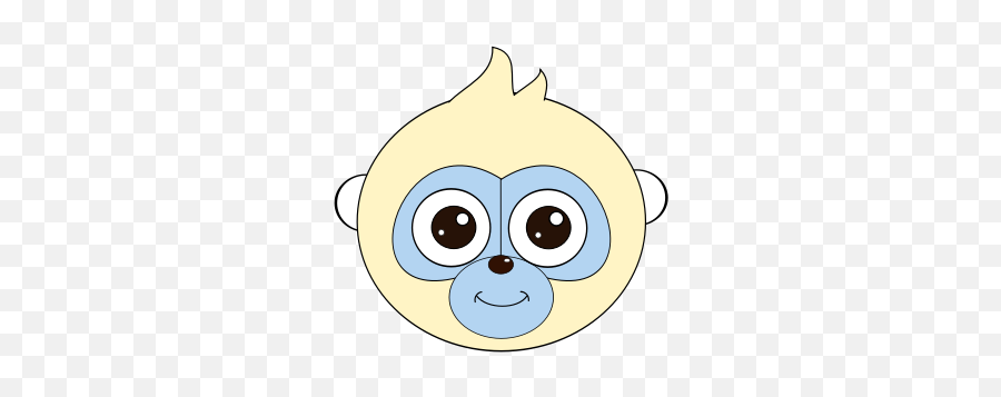 Monkey Svg Vector Illustration Vector - Dot Emoji,Grease Monkey Emoticons