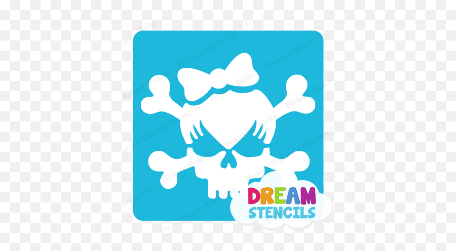 Hokey Pokey Dream Stencils Halloween - Hokey Pokey Butterfly Pokey Emoji,Skull Emoticon Text Outlines