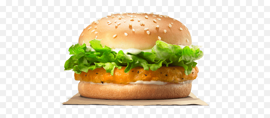 Chicken Burger Png Transparent Image Png Arts - Burger King Chicken Burger Uk Emoji,Emoji Burger,