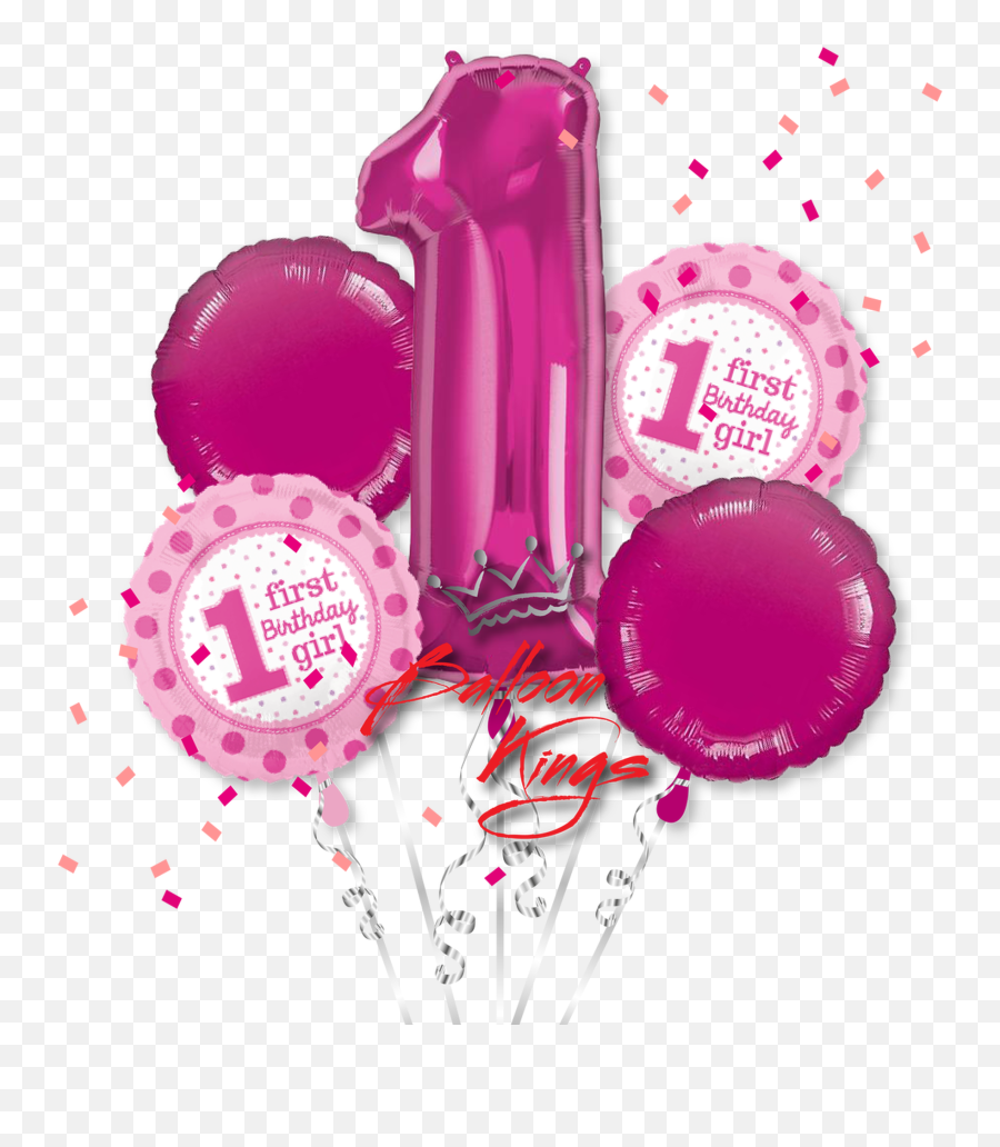 1st Birthday Girl Bouquet - 1st Birthday Bg Png Emoji,Emoji Birthday Ideas For Girl