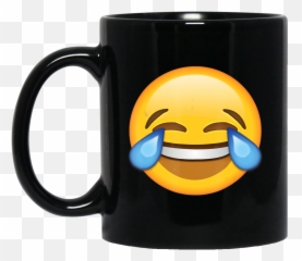 Emoji Tears Of Joy Laughing Jovial Funny Face Texting Coffee - Red Panda Mug,Smiley Emoticon With Tears