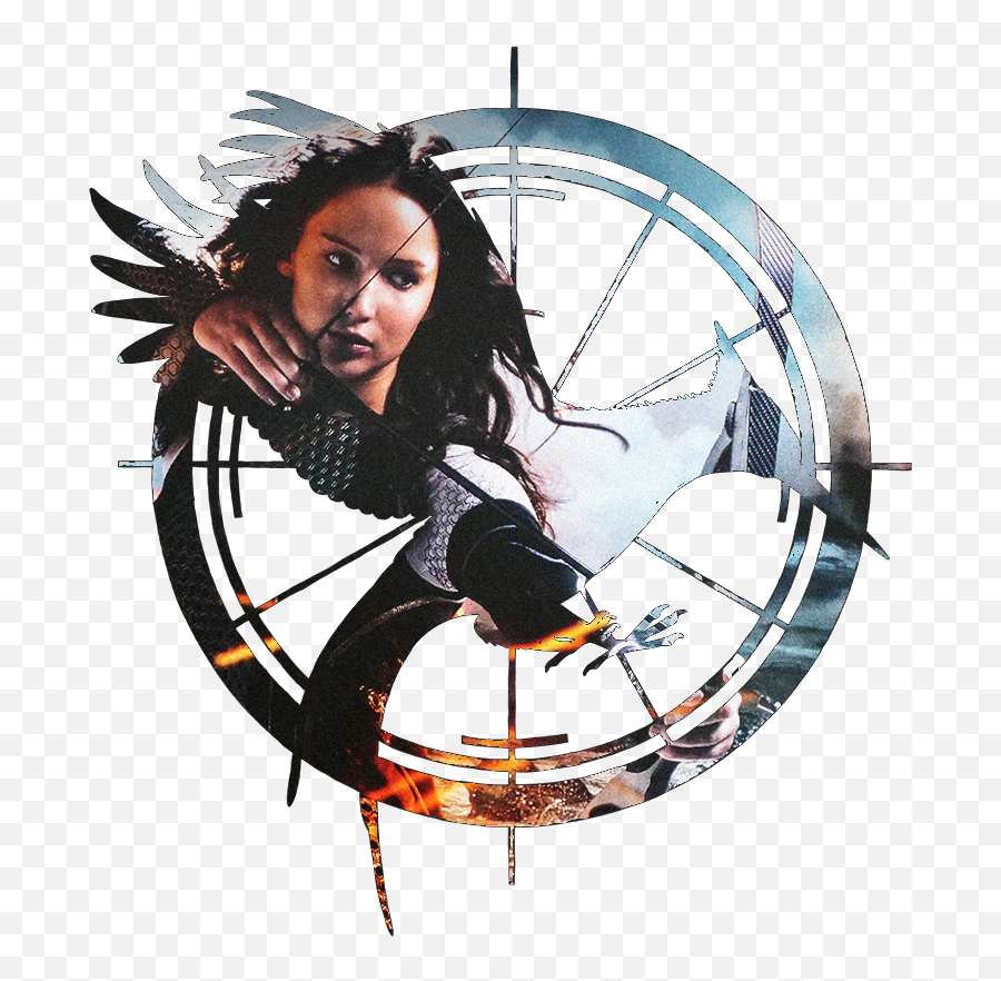Katniss Everdeen Png - Hunger Games Catching Fire Book Symbol Emoji,Katniss Everdeen Emoji