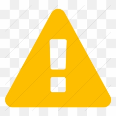 Iconsetc Simple Yellow Bootstrap Font Awesome Warning Icon - Font Awesome Warning Icon Emoji,Ios Warning Sign Emoticon