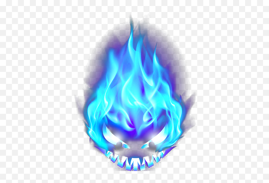 Download Hd Blue Flame Png Image With - Png Emoji,Blue Fire Emoji