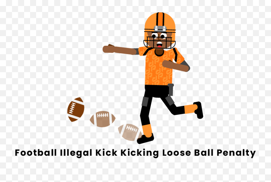 Football Illegal Kick Kicking Loose - For Soccer Emoji,Kicking Legs Emojis