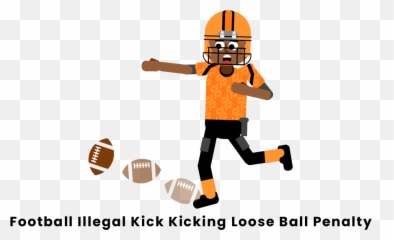 Football Illegal Kick Kicking Loose - For Soccer Emoji,Kicking Legs Emojis