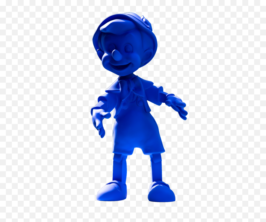 Pinocchio Bleu Ultra Mate By Xavier Wttrwulghe 2021 - Fictional Character Emoji,Emotion Figurine