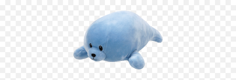Squirt - Blue Seal Baby Ty Medium Toy Sense Squirt Beanie Baby Emoji,Mattel Emotions Bear Collectible