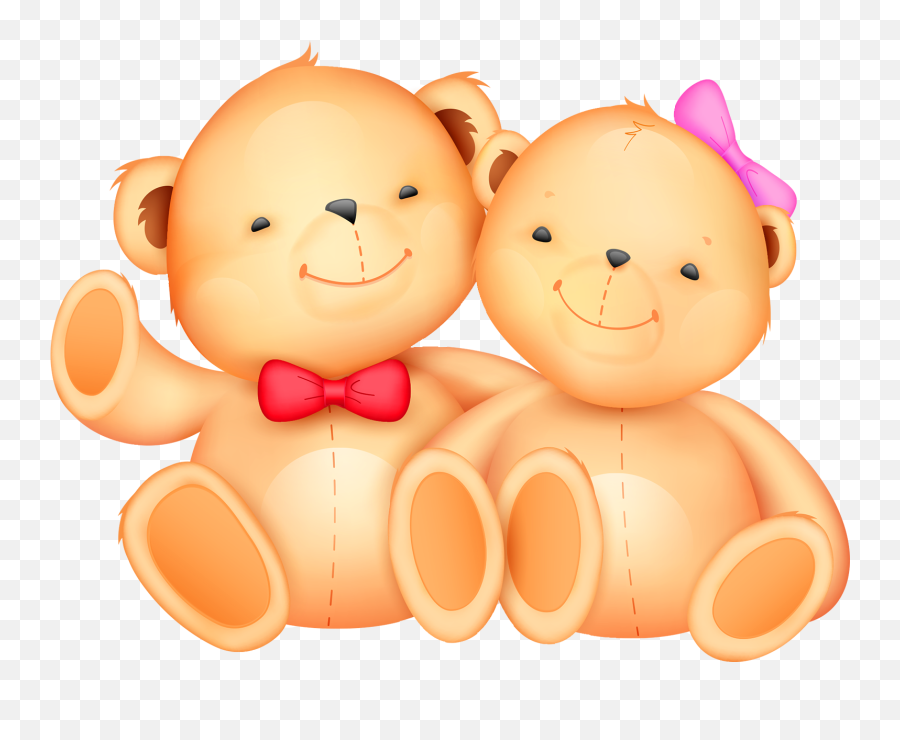 Imagenes De San Valentin De Osos - Teddy Bear Couple Png Emoji,Emotion De Ositos Para Wassap