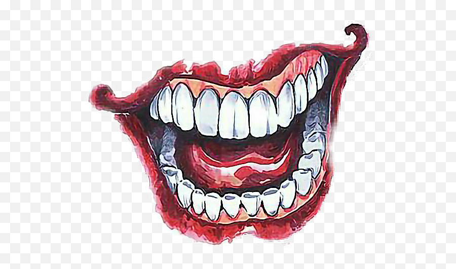 Download Tattoo Rubies Suicide Co - Joker Hand Smile Emoji,Joker Emoticon Face