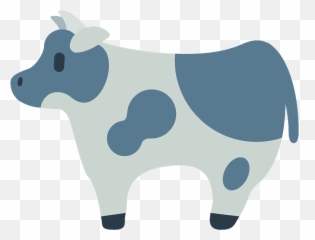 Cow Emoji - Vaca Emoji,Skype Emoji