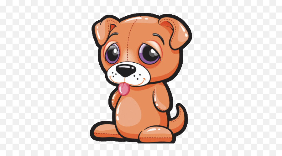 Sweet Beagle Puppy Dog You Can Find Animated Puppies - Cloudygif Happy Emoji,Puppy Eyes Emoji