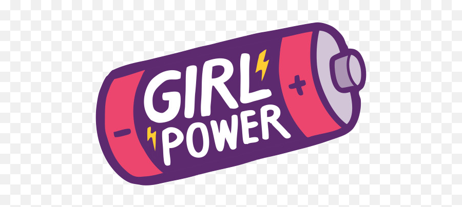 Girlpower Battery Power Sticker - Cylinder Emoji,Emoji Battery Power
